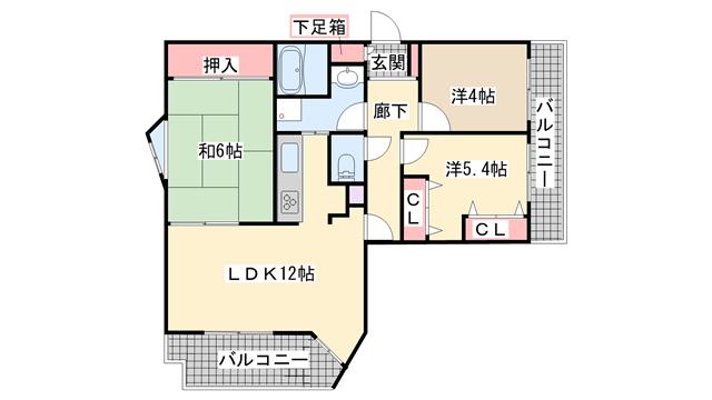 神戸市須磨区潮見台町間取