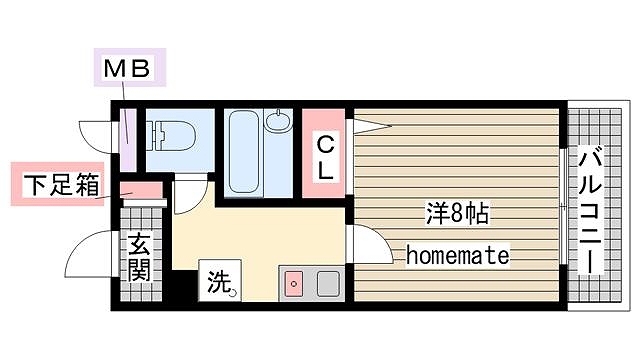 神戸市東灘区御影本町間取