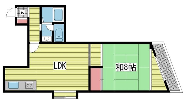 神戸市中央区生田町間取