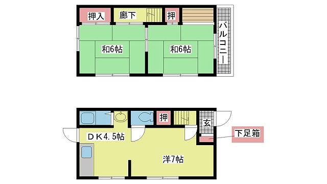 神戸市中央区東雲通間取