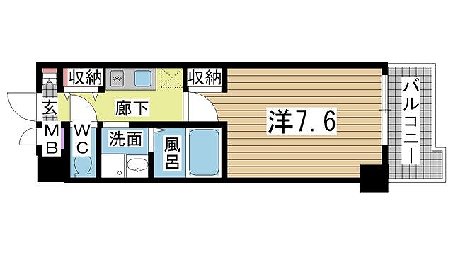 神戸市灘区岩屋北町間取