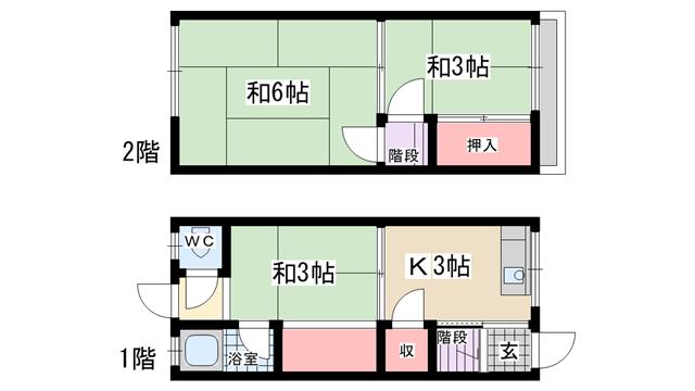 神戸市垂水区東垂水町間取