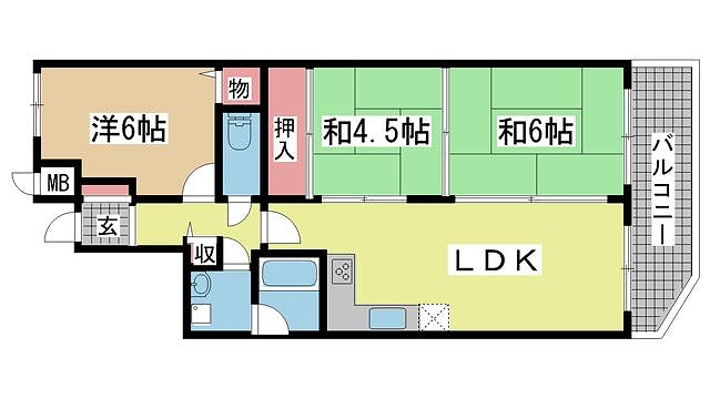 神戸市兵庫区下沢通間取