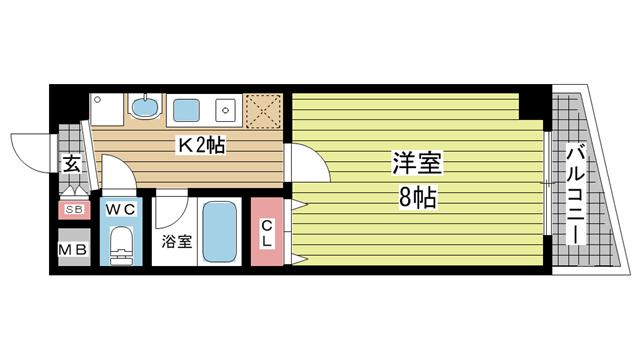 神戸市灘区六甲町間取