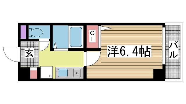 神戸市長田区北町間取