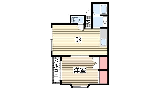 神戸市兵庫区荒田町間取