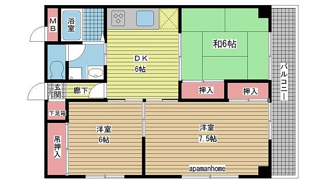 神戸市長田区日吉町間取