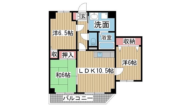 神戸市長田区長田町間取