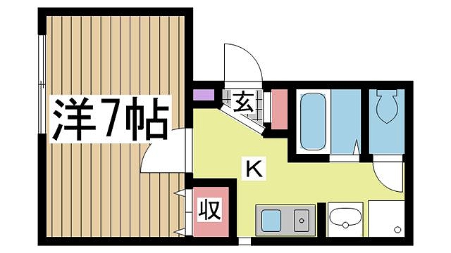 神戸市兵庫区荒田町間取