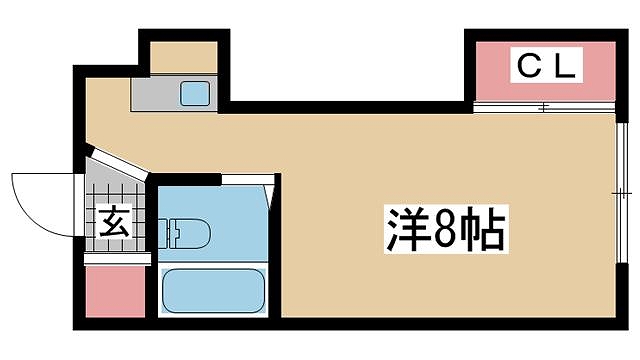 神戸市兵庫区荒田町間取