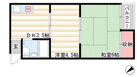 神戸市兵庫区下沢通間取