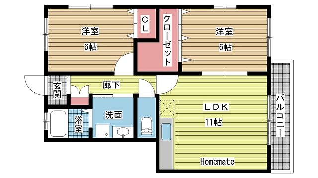 神戸市兵庫区水木通間取