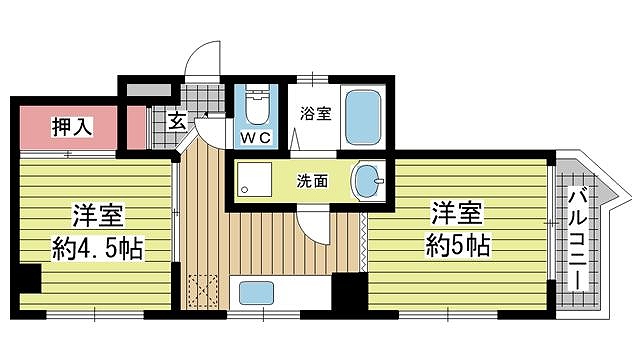 神戸市中央区相生町間取