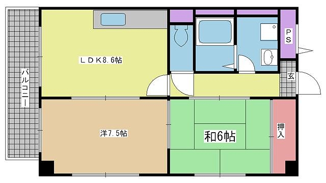 神戸市兵庫区小河通間取