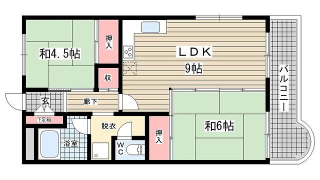 神戸市兵庫区湊町間取