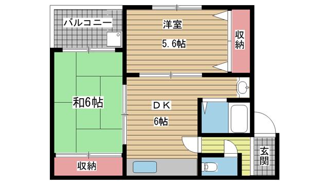 神戸市兵庫区中道通間取