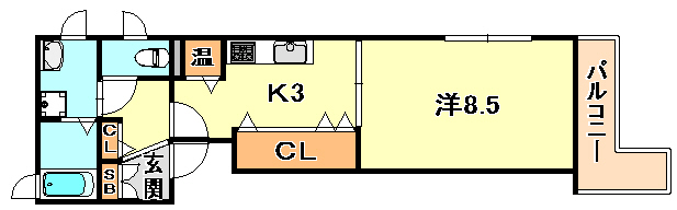 神戸市兵庫区中道通間取