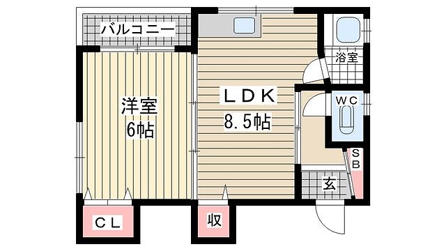 神戸市兵庫区馬場町間取