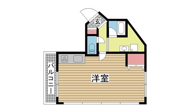 神戸市兵庫区羽坂通間取