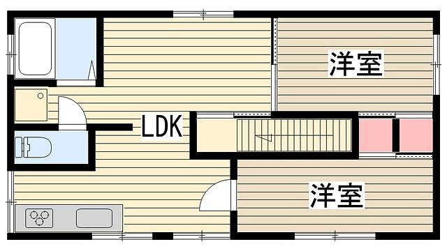 神戸市中央区吾妻通間取