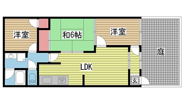 神戸市中央区生田町間取