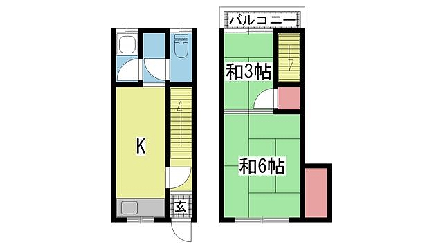 神戸市長田区堀切町間取