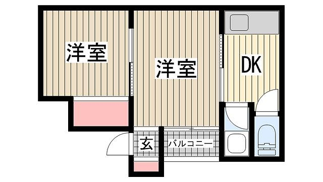 神戸市中央区神若通間取