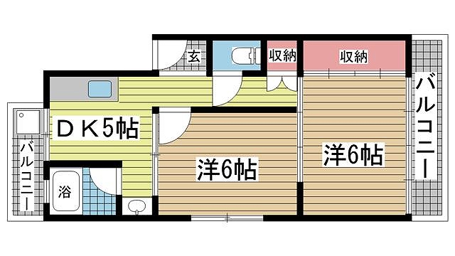 神戸市中央区熊内町間取