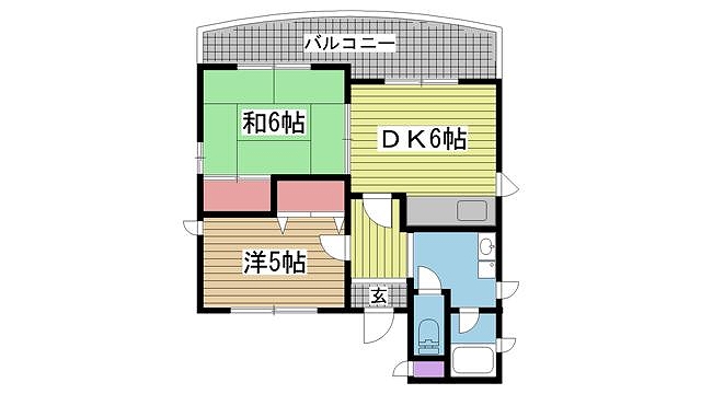 神戸市灘区楠丘町間取