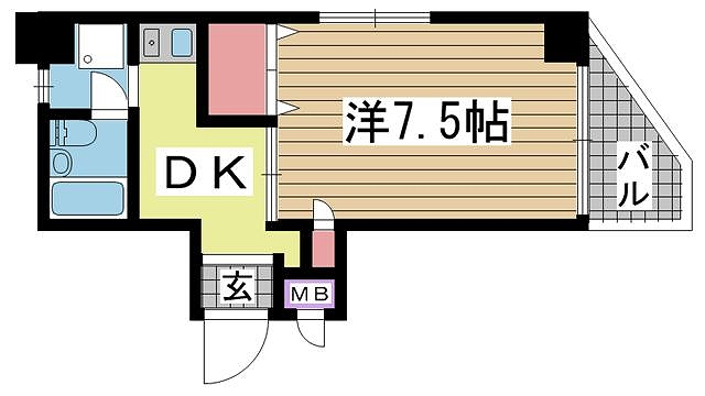 神戸市兵庫区大開通間取