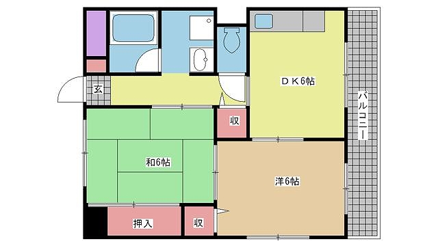 神戸市中央区二宮町間取