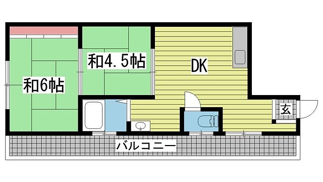 神戸市兵庫区永沢町間取