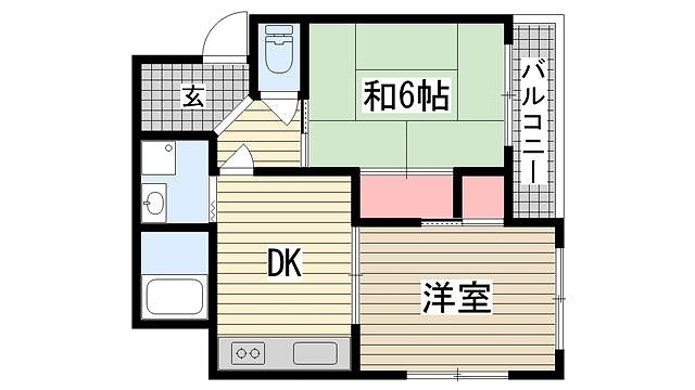 神戸市兵庫区下沢通間取