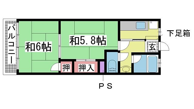 神戸市中央区花隈町間取