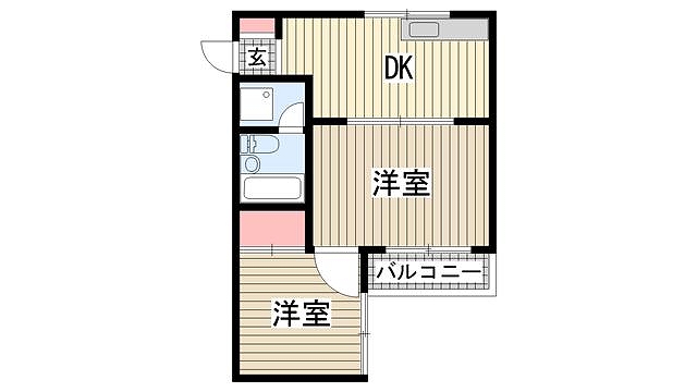 神戸市中央区北長狭通間取