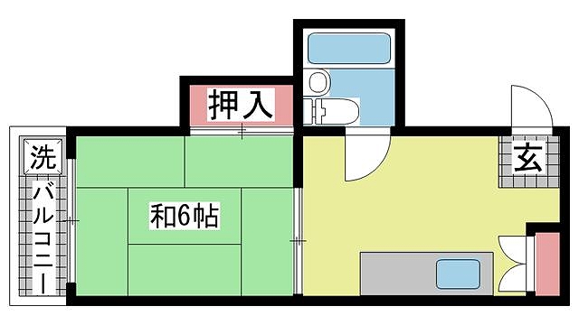 神戸市灘区弓木町間取