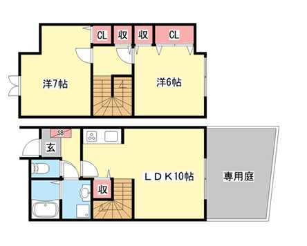 神戸市北区八多町屏風間取