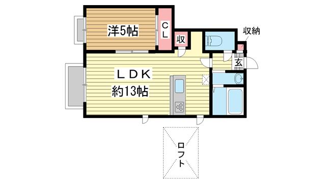 神戸市灘区八幡町間取