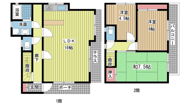 神戸市長田区長田天神町間取