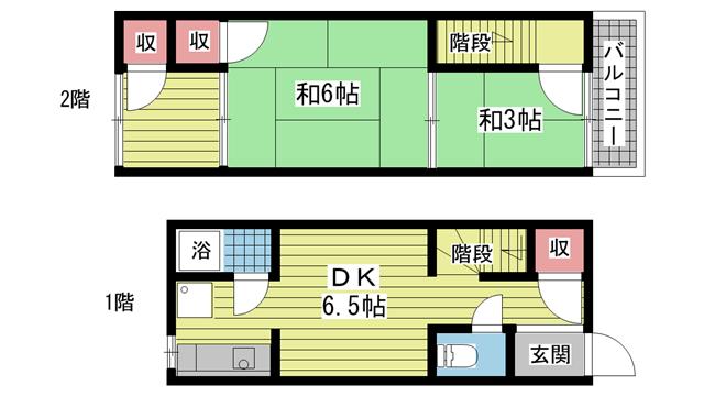 神戸市須磨区明神町間取