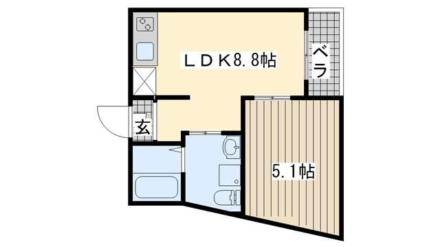 神戸市長田区片山町間取