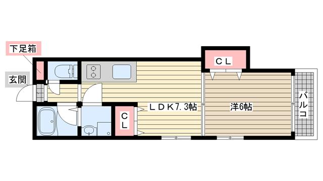 神戸市須磨区関守町間取