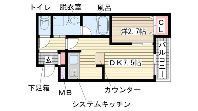 神戸市垂水区旭が丘間取