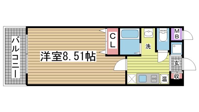 神戸市中央区楠町間取