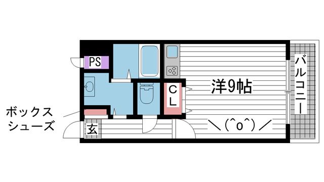 神戸市兵庫区荒田町間取