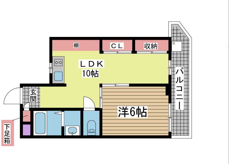 神戸市中央区楠町間取