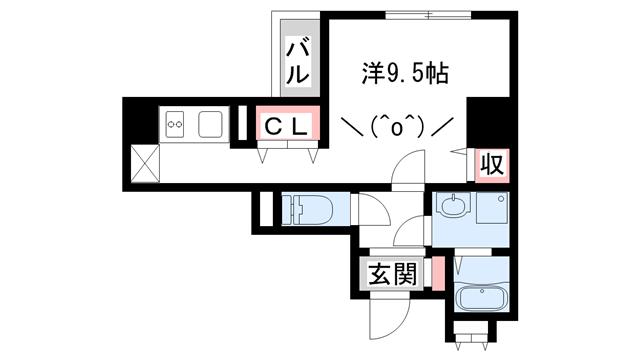 神戸市須磨区衣掛町間取