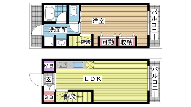 神戸市長田区菅原通間取