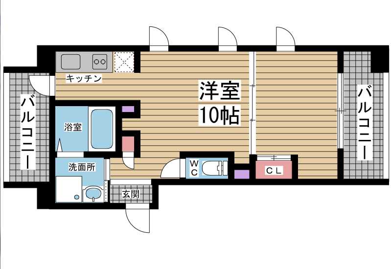 神戸市兵庫区西上橘通間取