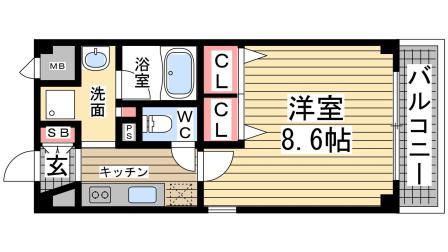 神戸市長田区平和台町間取